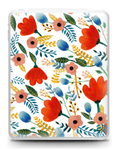 Rosa's Flowers Skin IPad 1