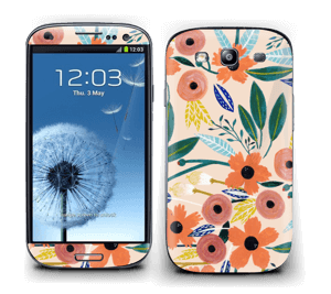 Summer flower mix Skin Galaxy S3