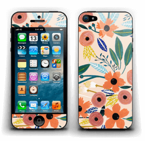 Summer flower mix Skin IPhone 5