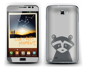 Raccoon Friend  Skin Galaxy Note
