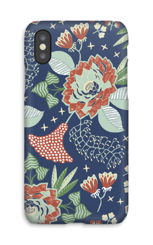 Fleurs mystiques Coque IPhone X