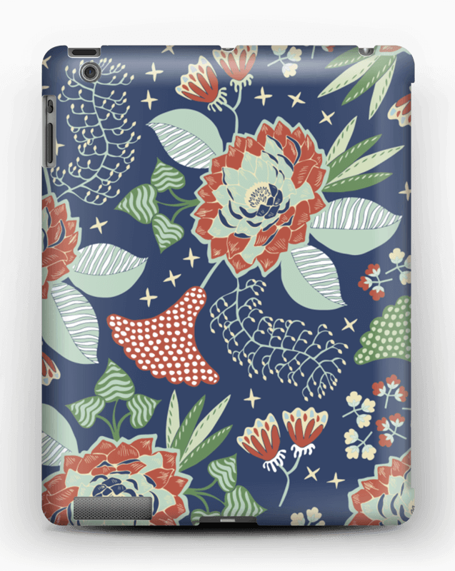 Fleurs mystiques Coque IPad 4/3/2