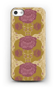 Brown flowers case IPhone SE