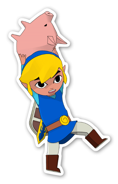 Toon Link pegatina