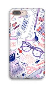 Konttori kuoret IPhone 8 Plus