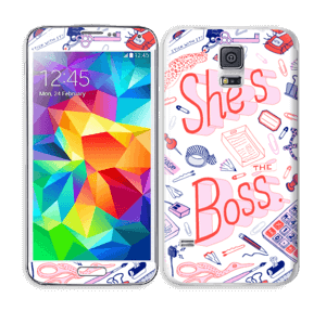 Her Office. Skin Galaxy S5