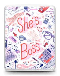 Her Office. Skin IPad 1