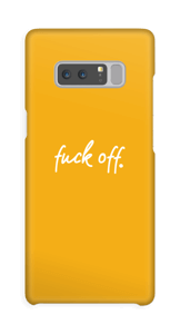 Fuck off. keltainen kuoret Galaxy Note8