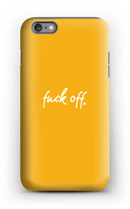 Fuck off. keltainen kuoret IPhone 6 Plus tough