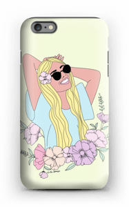 Kukkaistyttö kuoret IPhone 6 Plus tough