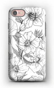 Winter Flowers Coque IPhone 7 tough