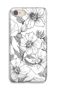 Winter Flowers Coque IPhone 8