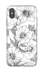 Winter Flowers Coque IPhone XS Max tough