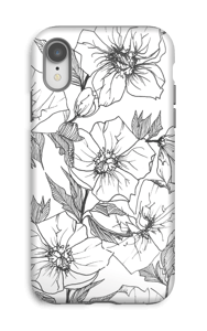 Winter Flowers Coque IPhone XR tough