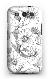 Winter Flowers Coque Galaxy S3