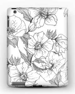 Winter Flowers Coque IPad 4/3/2