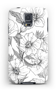 Winter Flowers Coque Galaxy S5