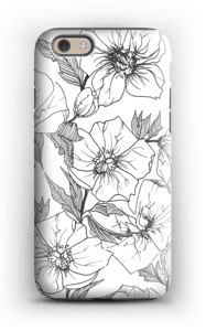 Winter Flowers Coque IPhone 6 tough