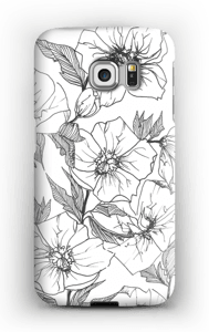 Winter Flowers Coque Galaxy S6 Edge