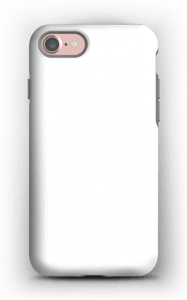 Valkoinen kuoret IPhone 7 tough
