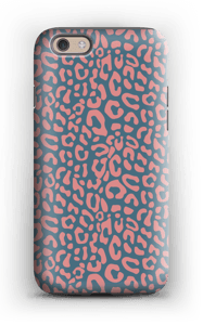 Vaaleanpunainen leopardi kuoret IPhone 6s tough