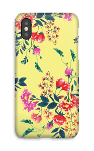Yellow flower bouquet case IPhone X