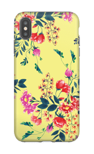  Yellow flower bouquet case IPhone XS Max tough