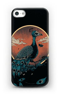 Peacock in darkness case IPhone 5/5S