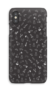 Penes Negro funda IPhone XS