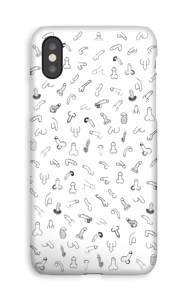 Penes Blanco funda IPhone XS