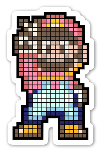 Super Mario pegatina