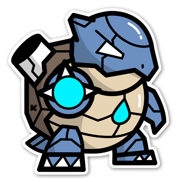 Mecha Shiggy sticker