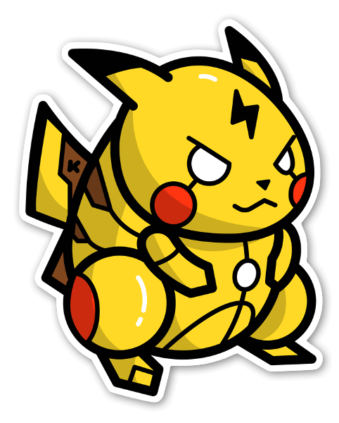 Mechachu sticker