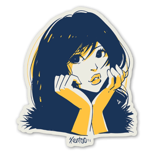 Buy FACE sticker - Die cut stickers - StickerApp