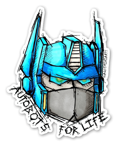 Autobots for life pegatina