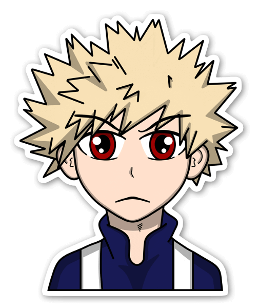 Bakugo uniforme sticker