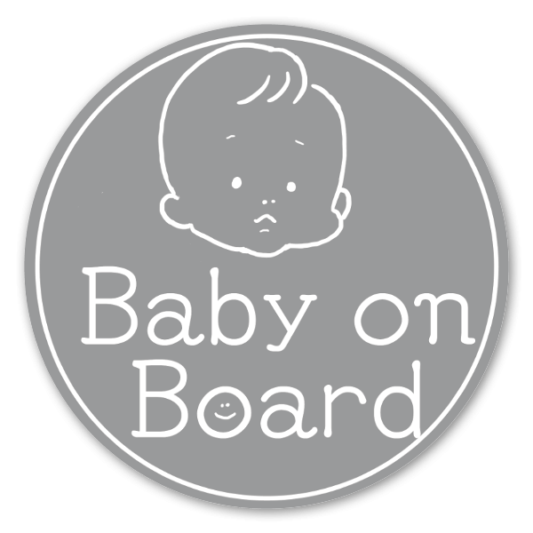 Baby On Board Car Sticker | Fun Gag Shocker Tuning Decal | 1pc