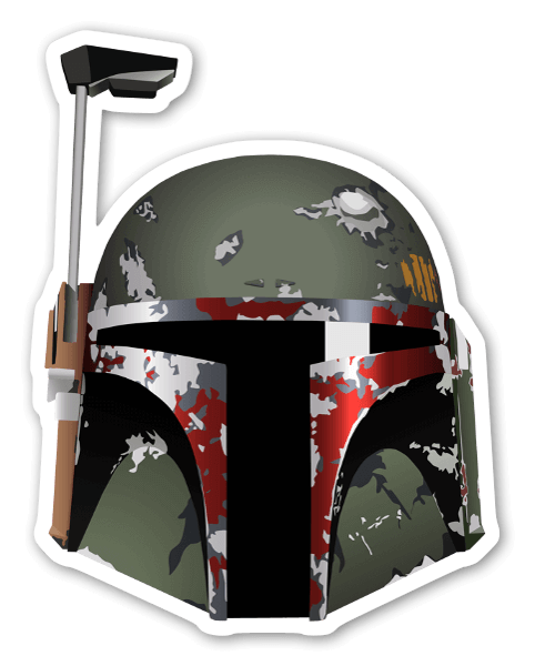 Boba Helmet sticker