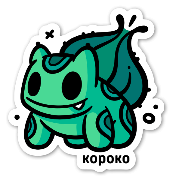 Bulbizarre sticker