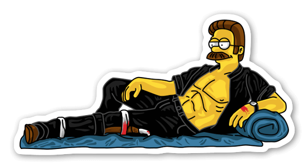 Sexy Flanders sticker