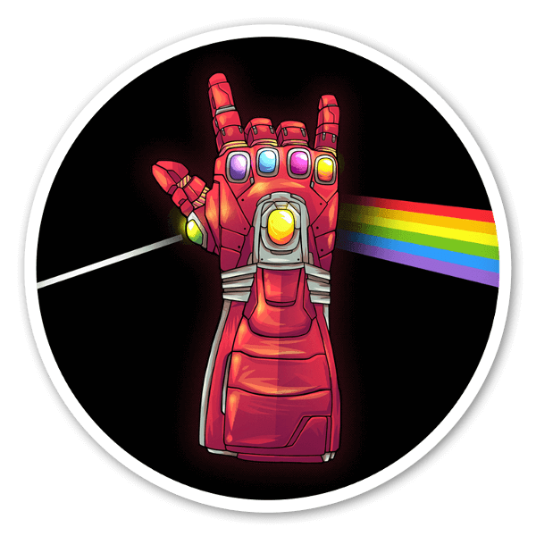 Iron side sticker