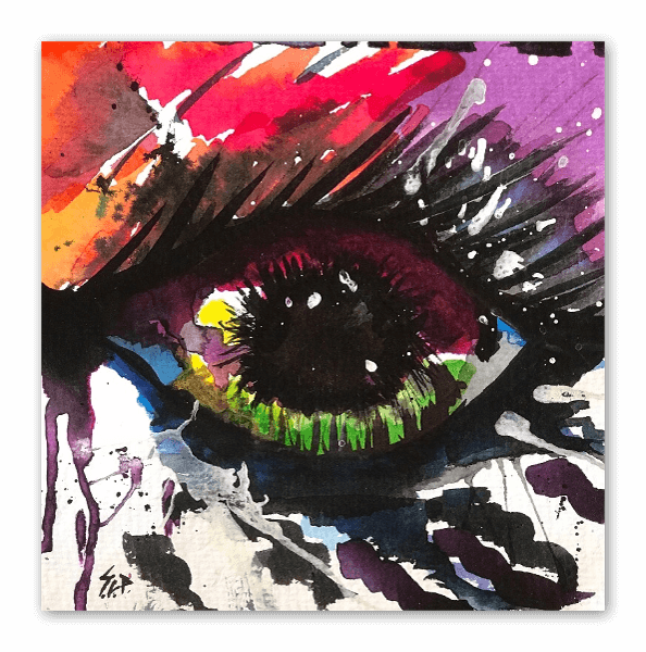 D' Eyeli Sticker