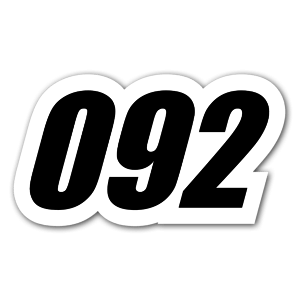 Buy 092 - Die cut stickers - StickerApp